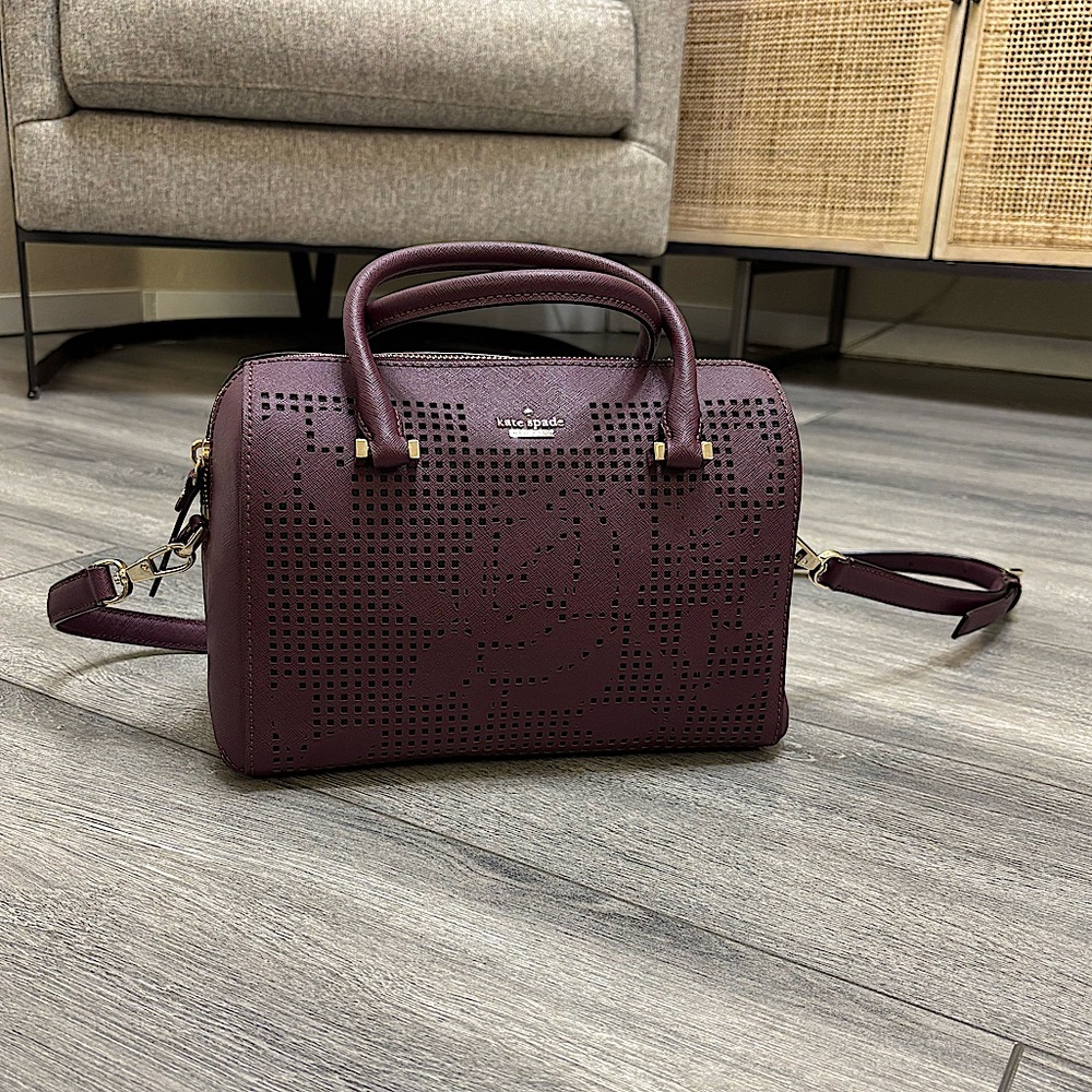 KATE SPADE • Burgundy Crossbody Bag